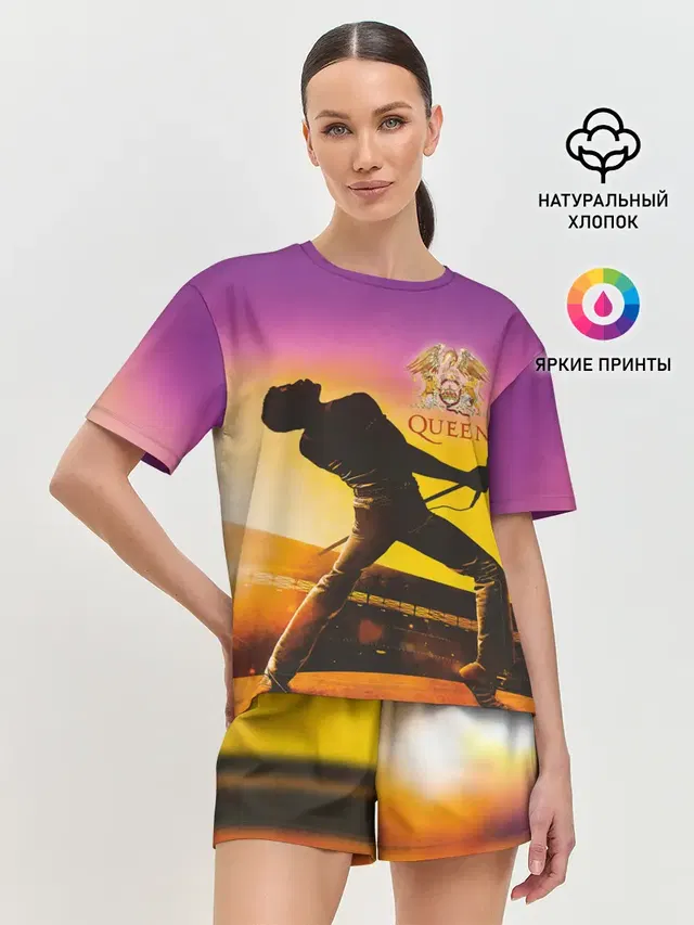 Женская пижама с шортами