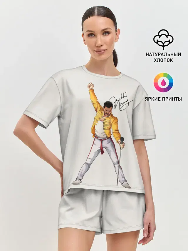 Женская пижама с шортами