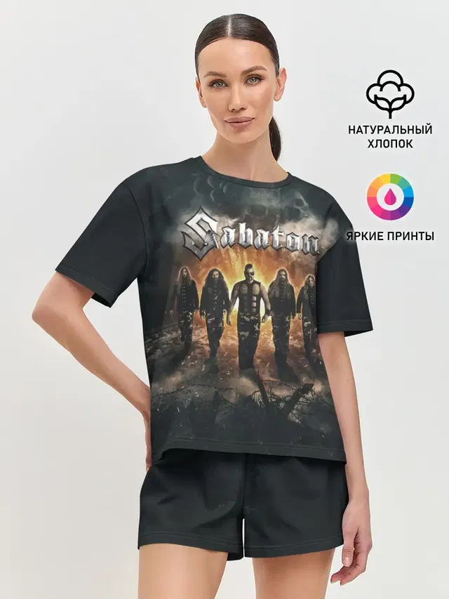 Женская пижама с шортами
