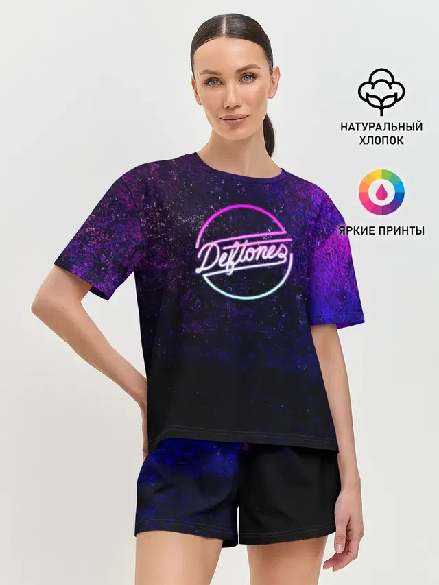 Женская пижама с шортами
