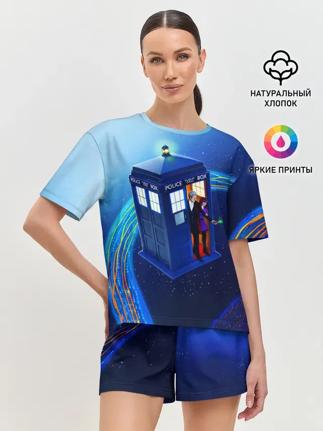 Женская пижама с шортами