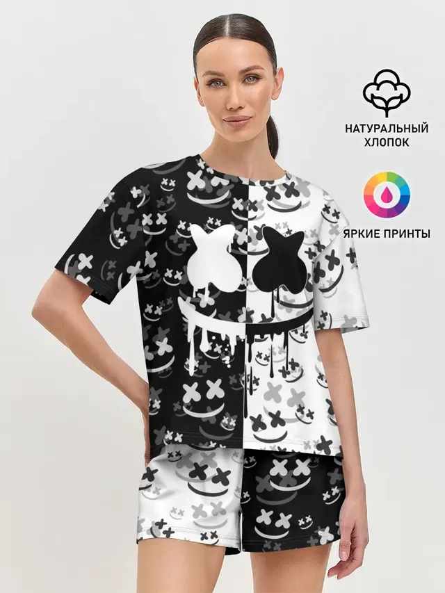 Женская пижама с шортами
