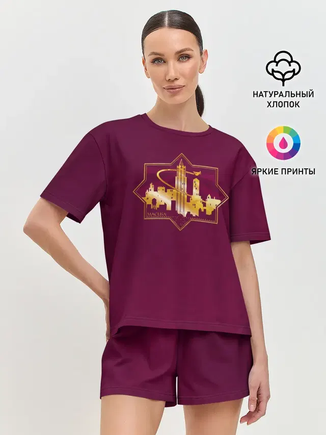 Женская пижама с шортами