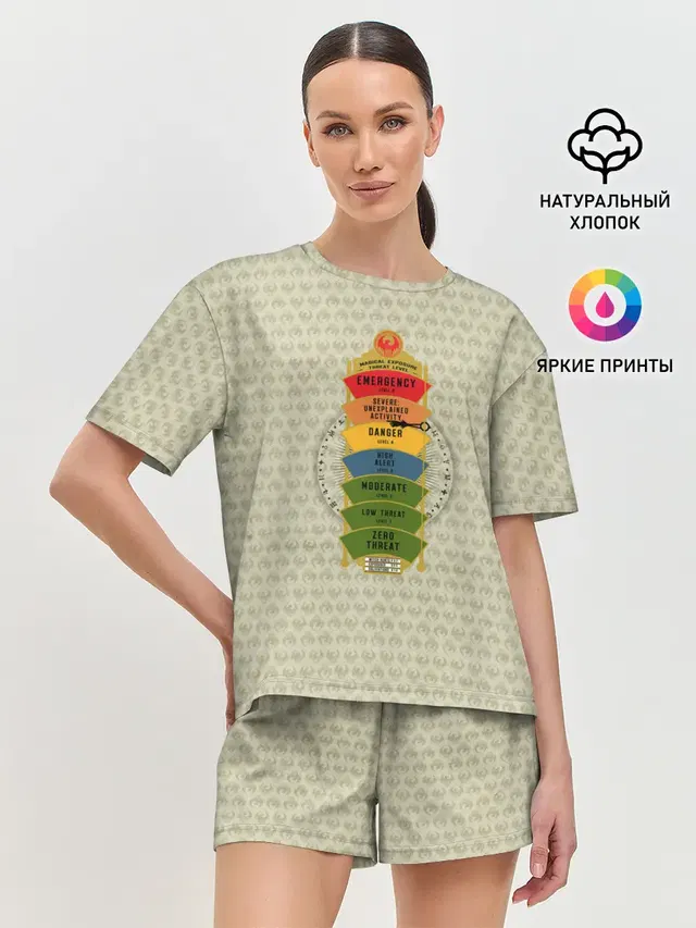 Женская пижама с шортами