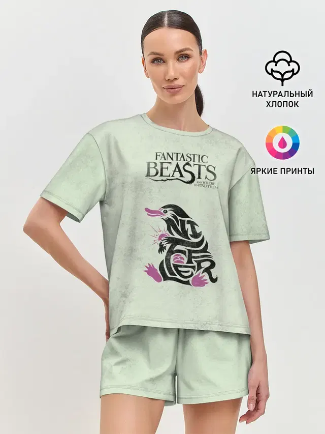 Женская пижама с шортами