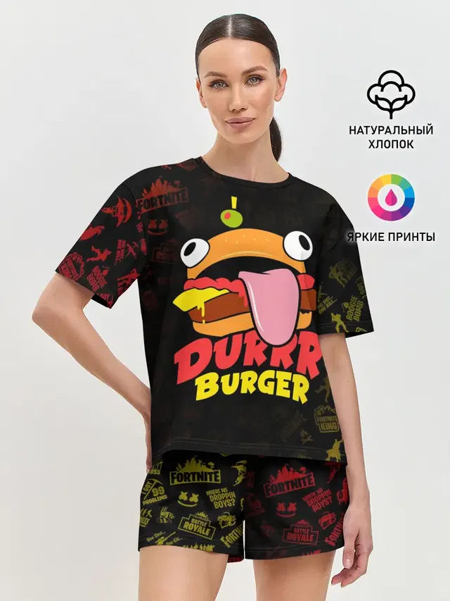Женская пижама с шортами
