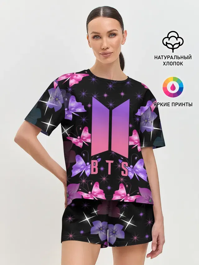 Женская пижама с шортами