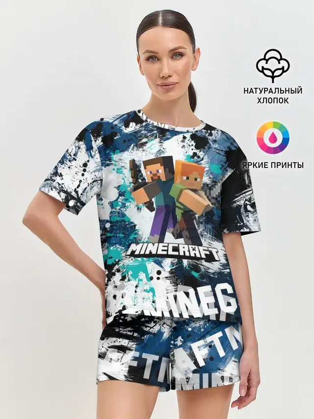 Женская пижама с шортами