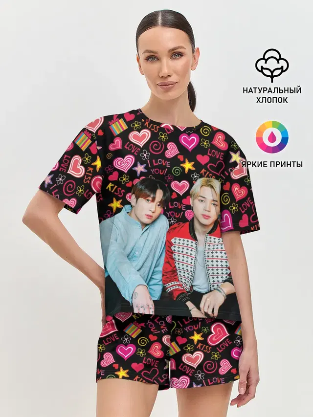 Женская пижама с шортами