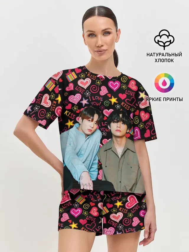 Женская пижама с шортами