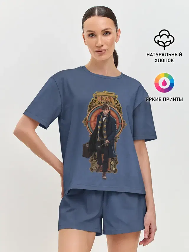 Женская пижама с шортами