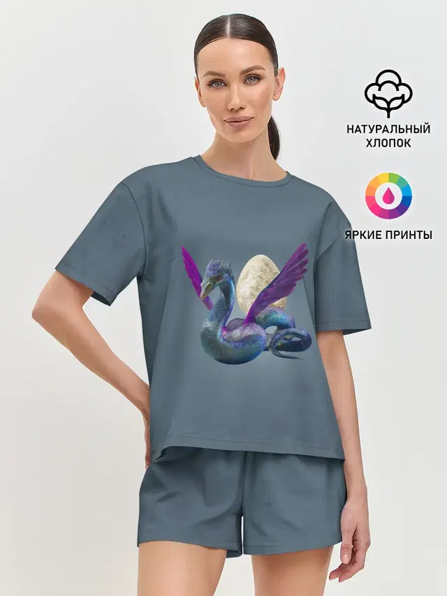 Женская пижама с шортами