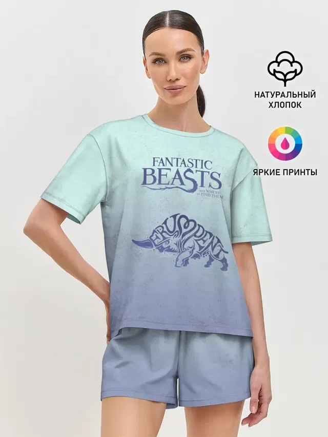 Женская пижама с шортами
