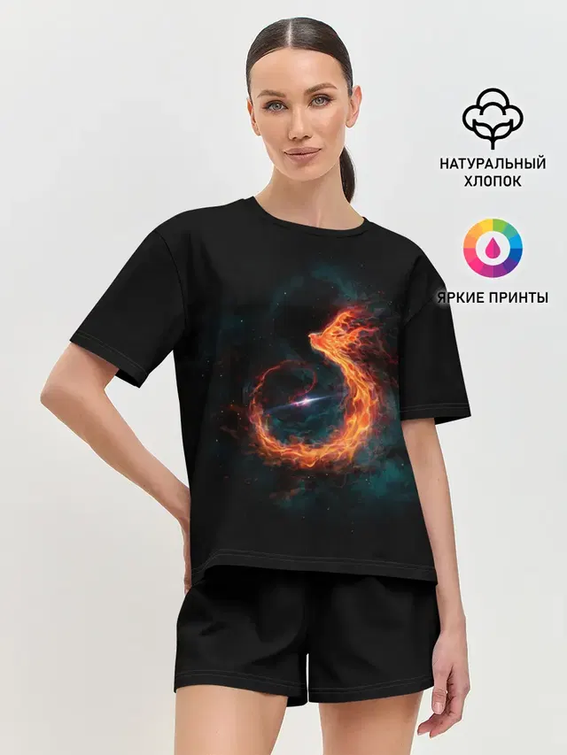 Женская пижама с шортами