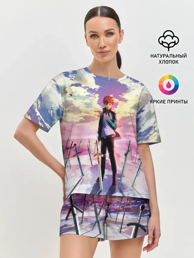 Женская пижама с шортами