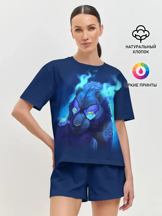 Женская пижама с шортами