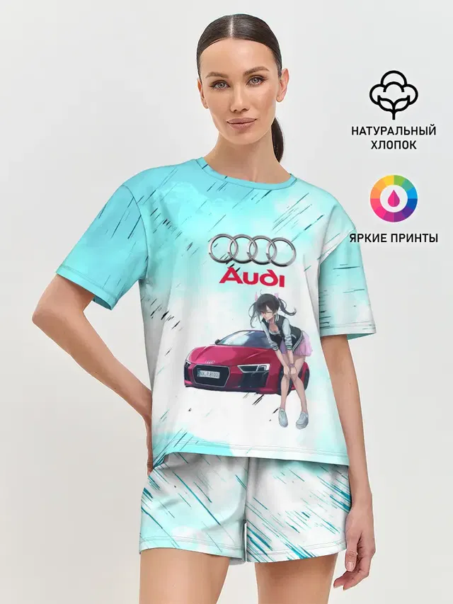 Женская пижама с шортами