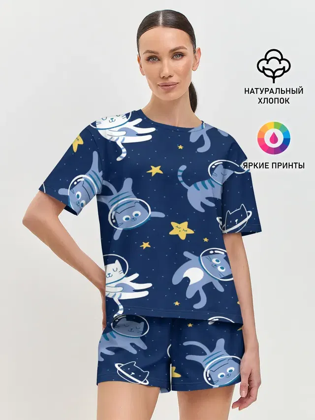 Женская пижама с шортами