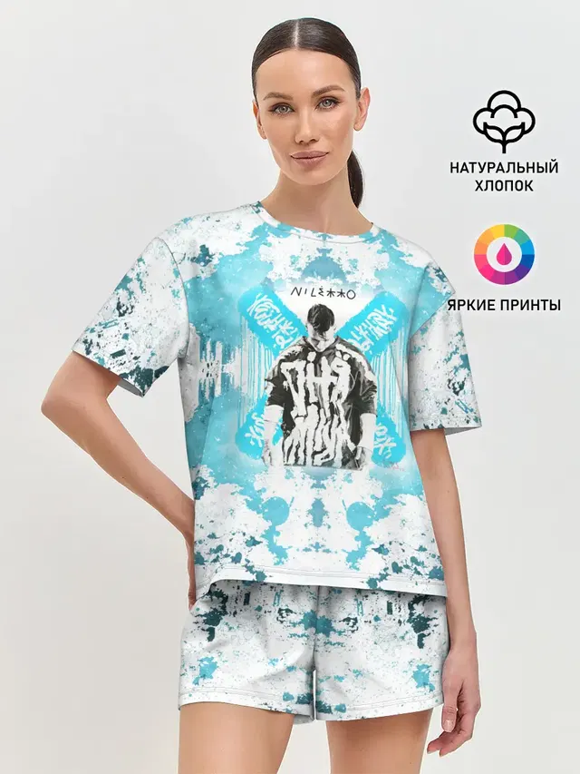 Женская пижама с шортами