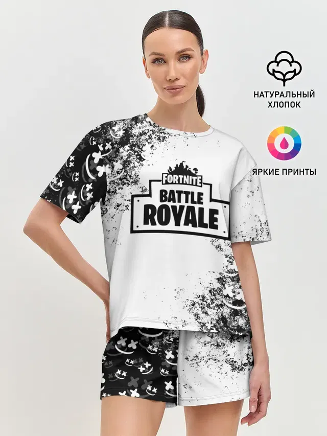 Женская пижама с шортами