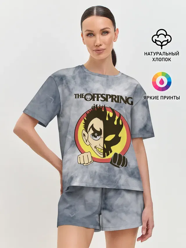Женская пижама с шортами с принтом «Offspring — The Offspring»