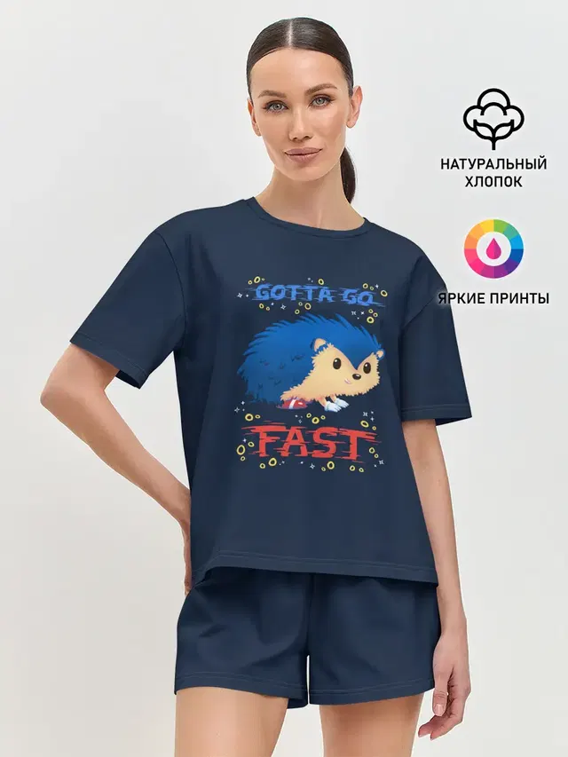 Женская пижама с шортами