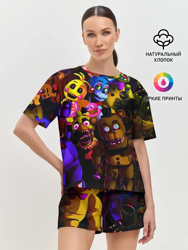 Женская пижама с шортами
