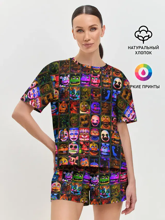 Женская пижама с шортами