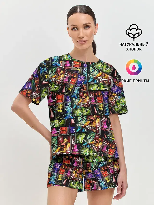 Женская пижама с шортами