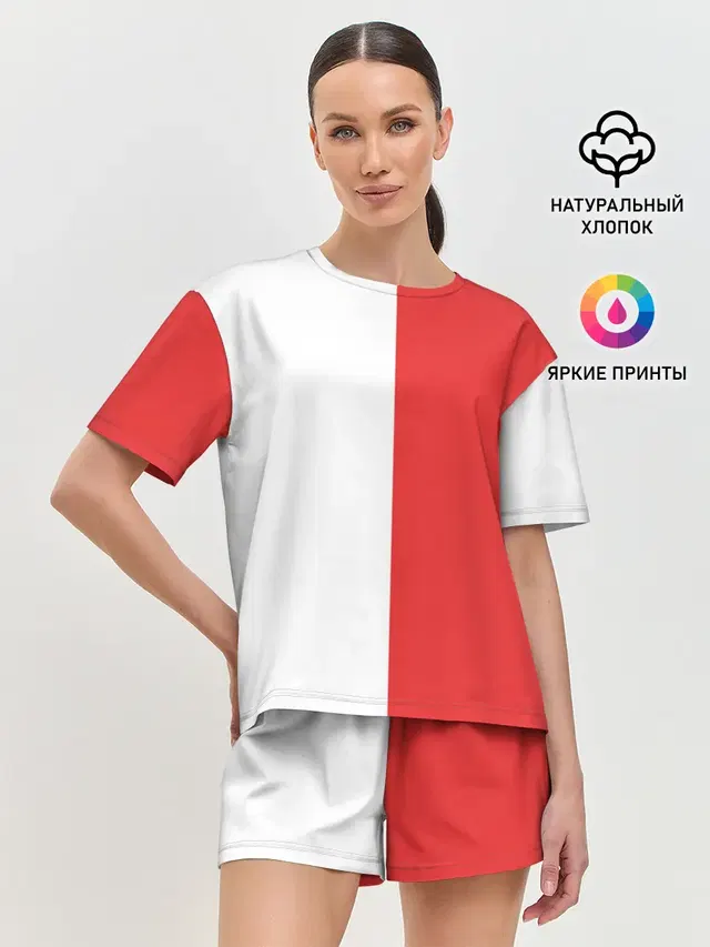 Красно-белая форма