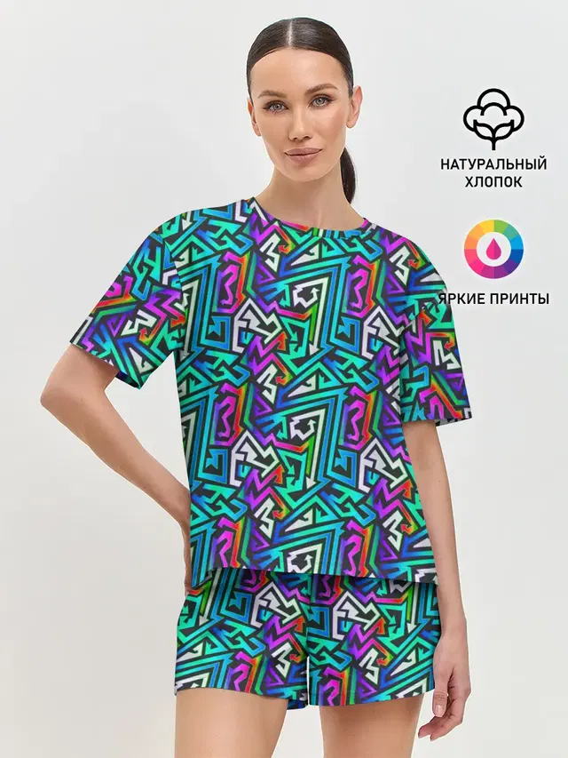 Женская пижама с шортами
