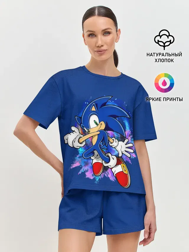 Женская пижама с шортами