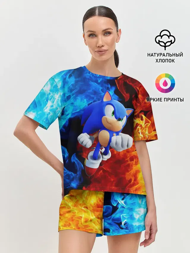 Женская пижама с шортами