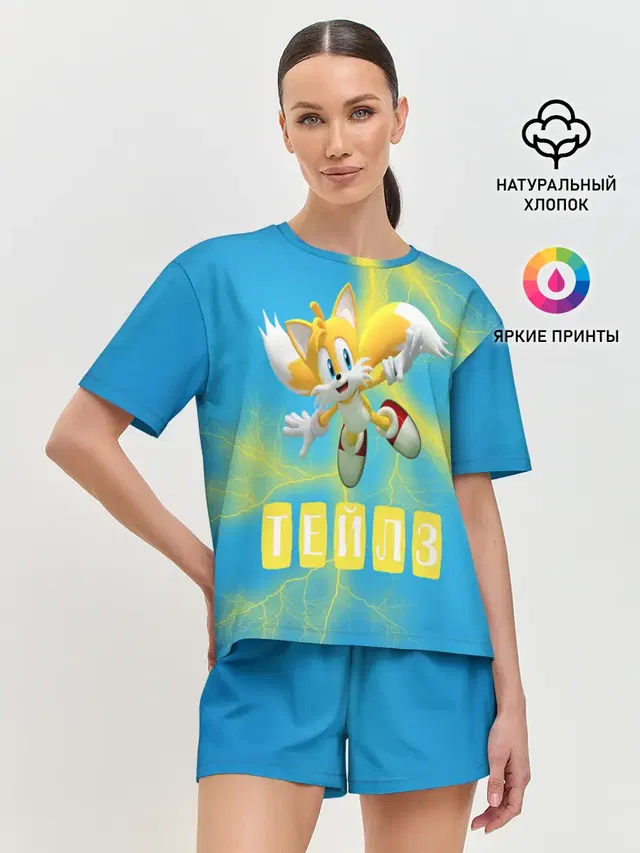 Женская пижама с шортами