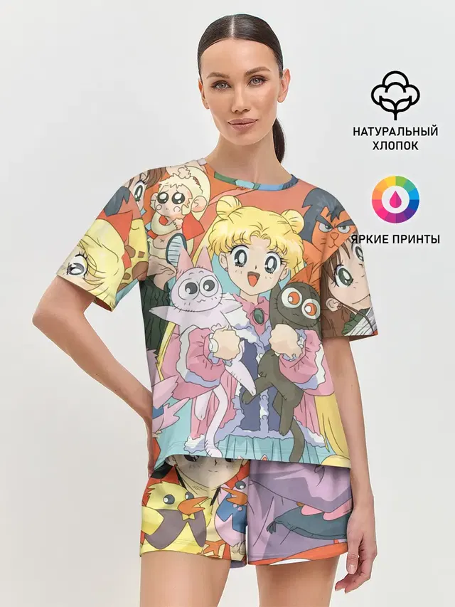 Женская пижама с шортами