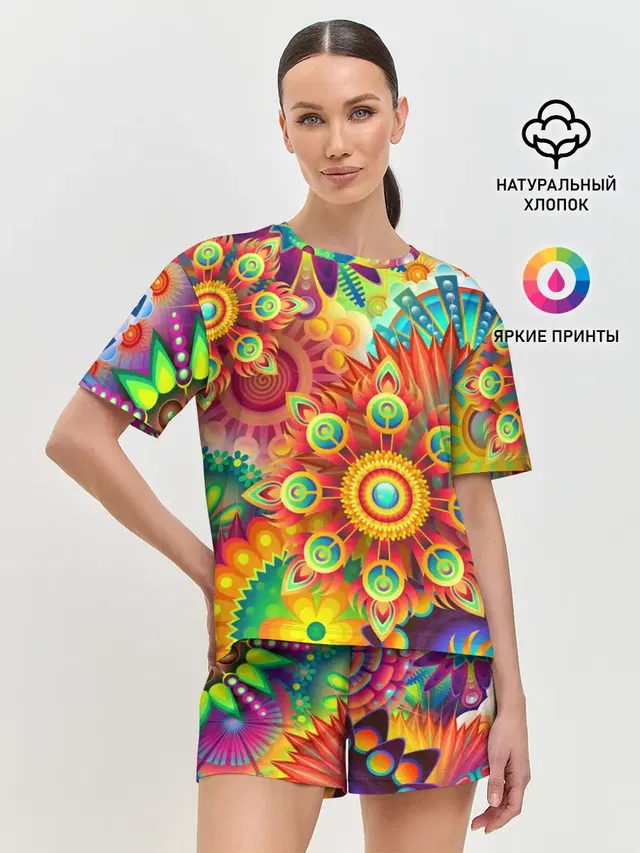 Женская пижама с шортами