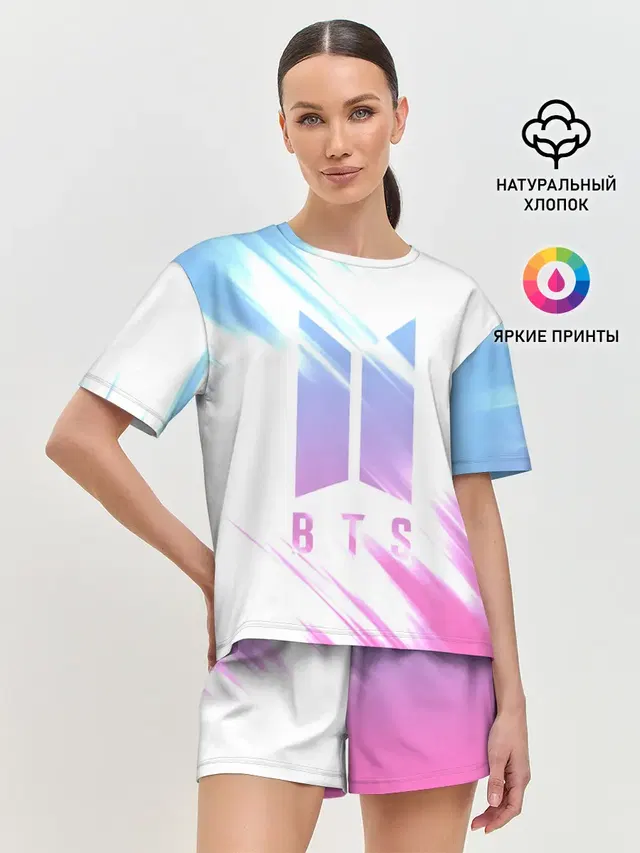 Женская пижама с шортами