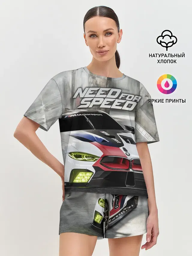 Женская пижама с шортами