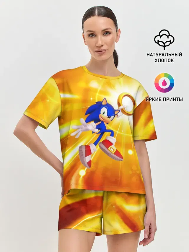 Женская пижама с шортами