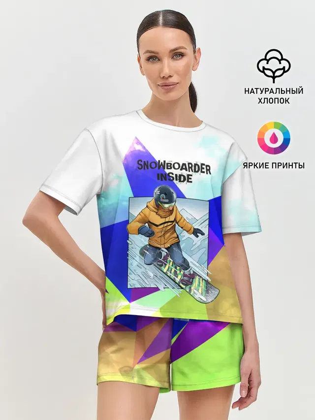 Женская пижама с шортами