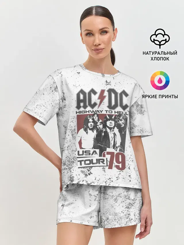 Женская пижама с шортами