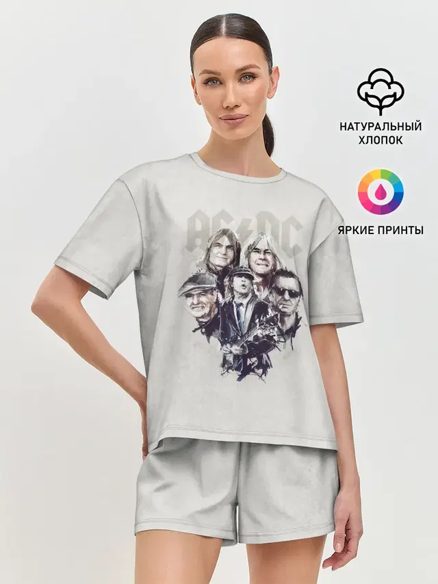 Женская пижама с шортами