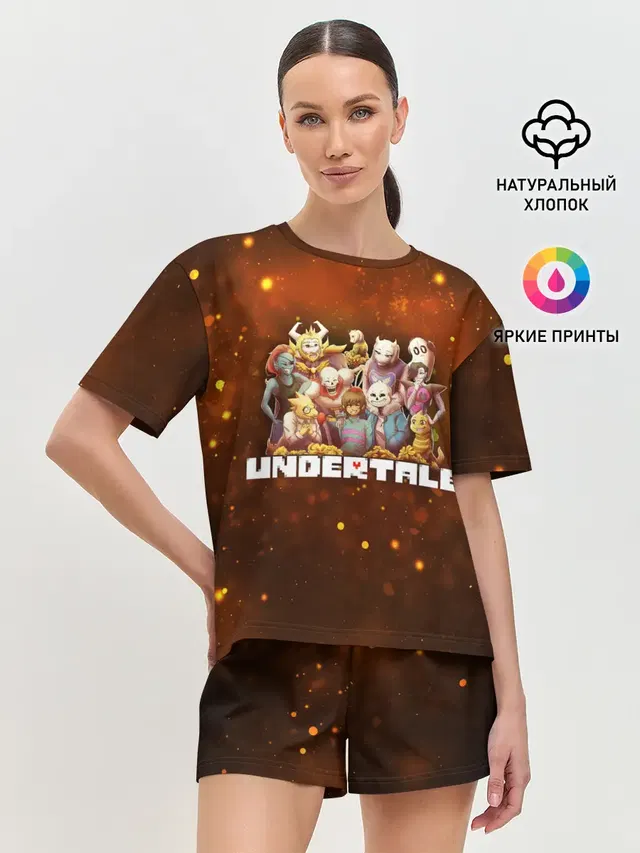 Женская пижама с шортами