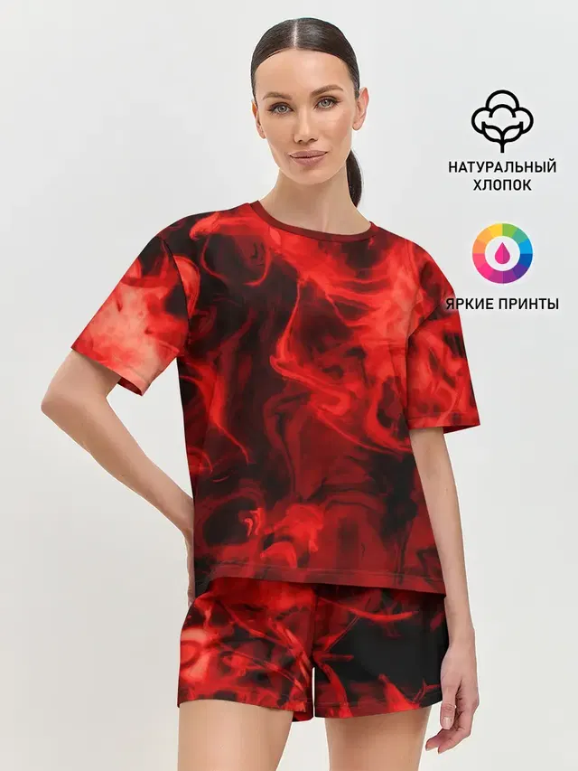 Женская пижама с шортами