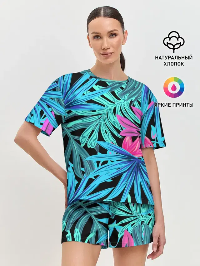 Женская пижама с шортами