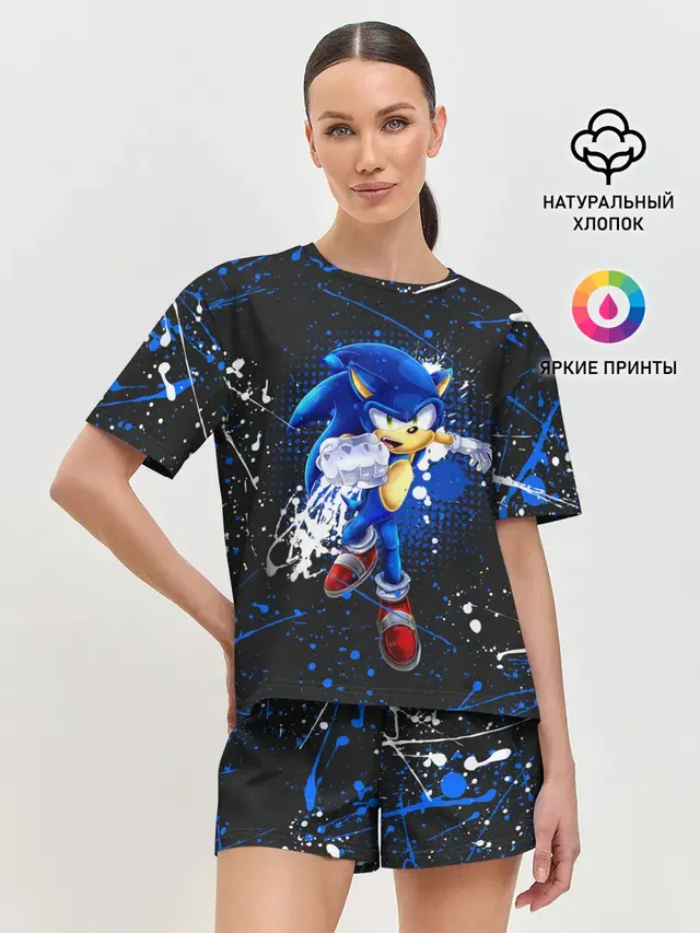 Женская пижама с шортами