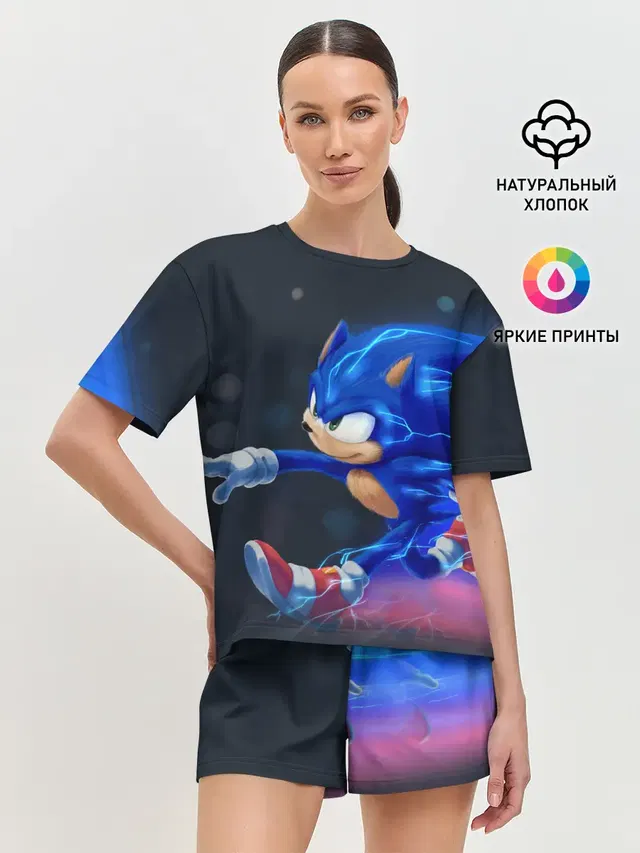 Женская пижама с шортами