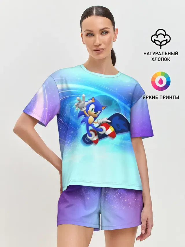 Женская пижама с шортами