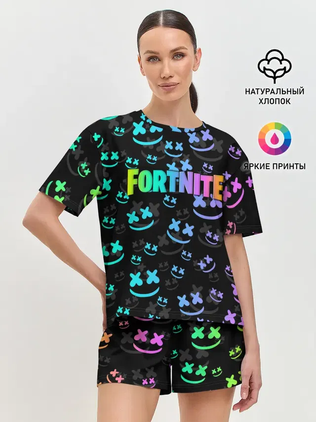 Женская пижама с шортами