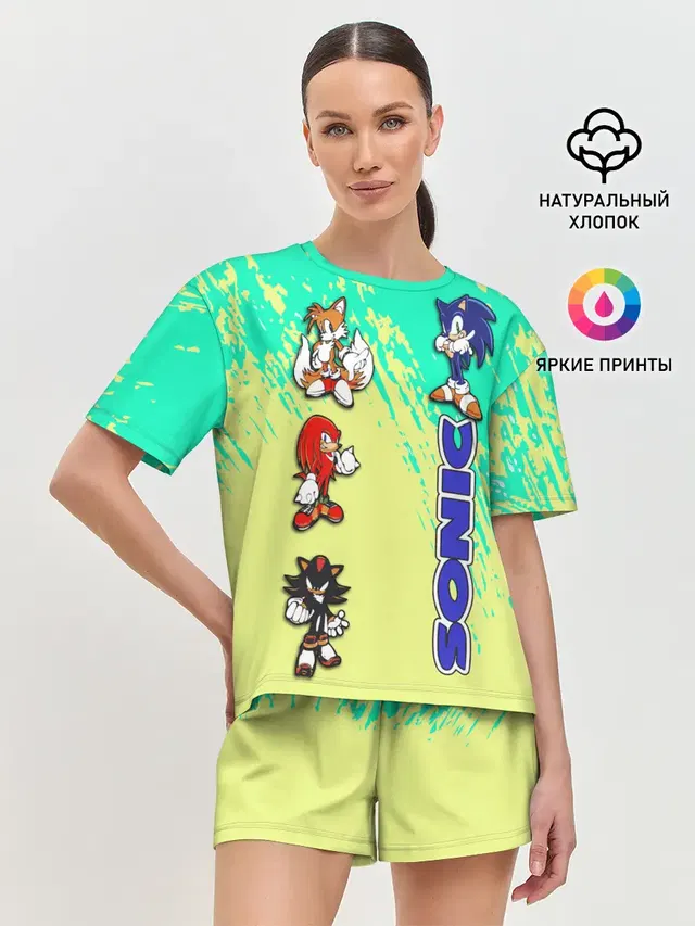 Женская пижама с шортами